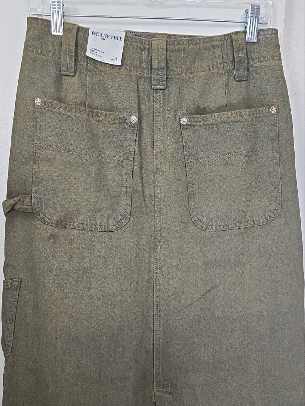 Free People Harmonica Denim Maxi Skirt - Picture 7 of 11